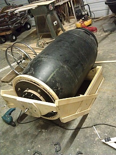 homemade wheelbarrow