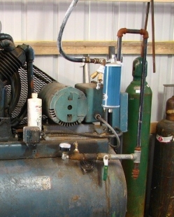 air compressor separator filter homemade muffler homemadetools patton advertisement