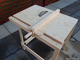 Homemade Utility Table Saw