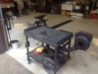 Wheeled Tabletop Forge