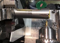 35 buck Chinese Machinist's Level overhaul and cralibation (!)-centre-drilled.jpg