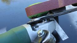 Angle grinder pipe sander attachment. - quick mount --1.jpg