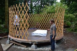 CabinBuilds.net: Whidbey Island Yurt by Eric-yurt2.jpg