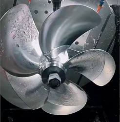 CNC machining a ship propeller - GIF-prop-2.png