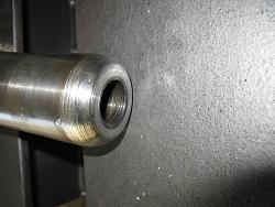 Made a wood lathe-33.-welded-30mm-nut-inside-tool-post-sleeve-img_0721.jpg