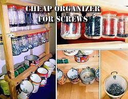 Organizer for screws from jars and metal cans.-mainpicture.jpg