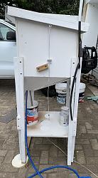 Sandblasting cabinet from old kitchen cupboard.-sb-cabin-side.jpg