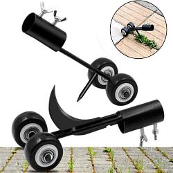 Wheeled manual de-weeding tool - GIF-weeder1.jpg