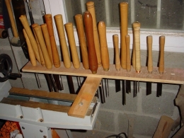 wood lathe tool rack