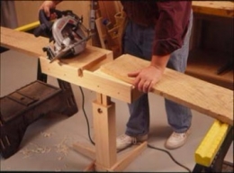 Rough Lumber Cutoff Stand