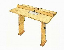 Stow-And-Go Router Table