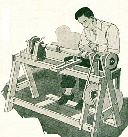 Treadle Woodturning Lathe