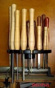 wood lathe tool rack