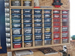 Homemade Organizer Rack