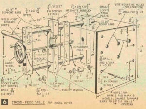 Cross Feed Table with Vise