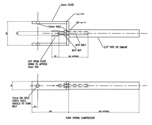 Fork Spring Compressor