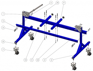 Motorcycle Frame Jig