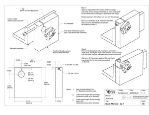 Needle Valve Drilling Jig