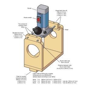 Lathe Router Jig