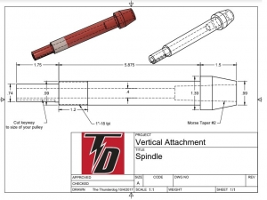 Vertical Milling Head