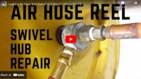 Leaking Air Hose Reel Swivel Hub Repair 