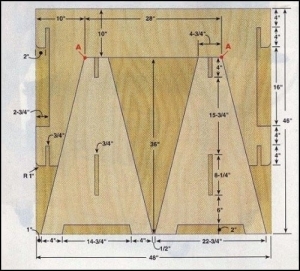 Knockdown Sawhorses