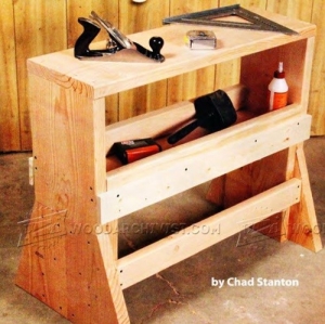 Stacking Sawhorse Bench