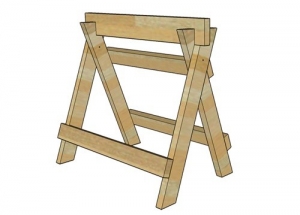 Folding Sawhorse