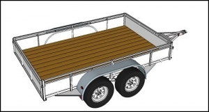 6x10 Dual Axle Trailer