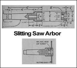 Slitting Saw Arbor