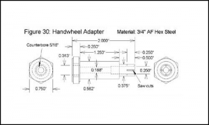 Leadscrew Handwheel