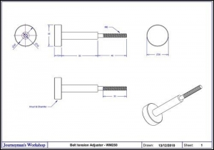 Lathe Belt Tension Adjuster