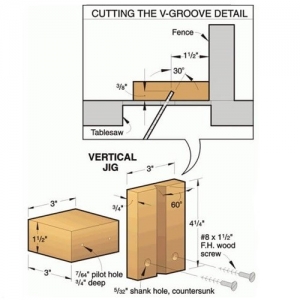 V-Groove Drilling Jig