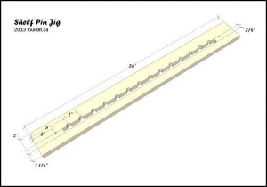 Shelf Pin Jig