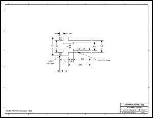 Tailstock Die Holder