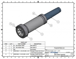 MT3 Die Holder