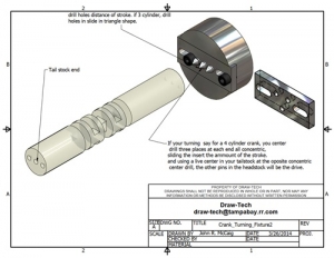 Crankshaft Turning Fixture