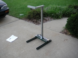 homemade bike maintenance stand