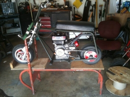 mini bike work stand