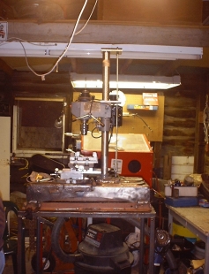 homemade drill press milling machine